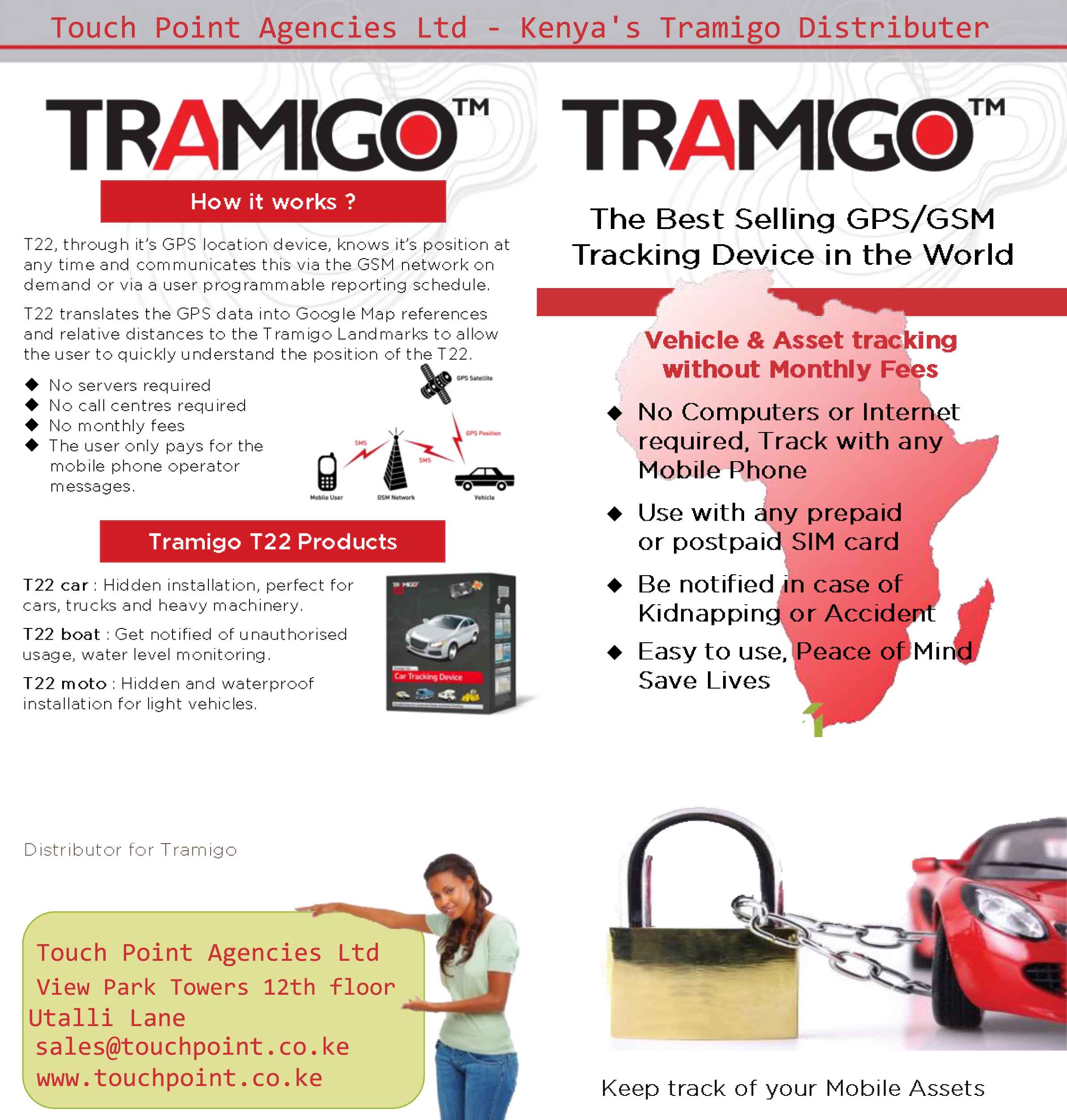 Touch Point Agencies Ltd - Kenya's Tramigo Distributer